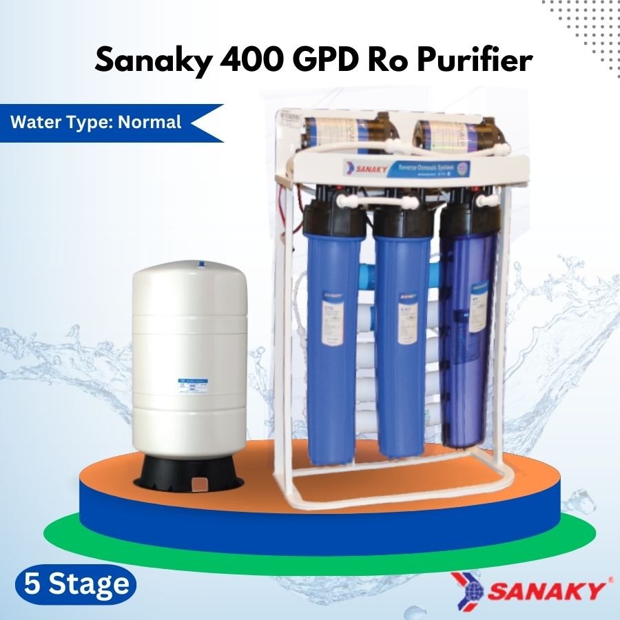 Sanaky 400 GPD RO Purifier water filter water filter, water purifier, best water filter, pp filter,